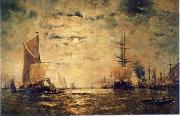 unknow artist Seascape, boats, ships and warships. 76 Spain oil painting artist